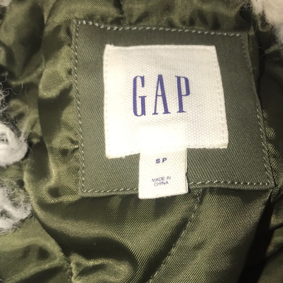 KHAKI WOOL COLLAR COAT - Picture 8 of 11